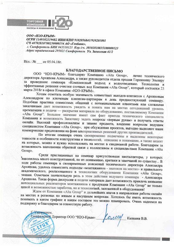 H2O - Крым