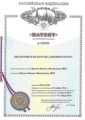 Биологическая загрузка для биореактора